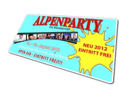 AlpenParty 2012 im Klostertal